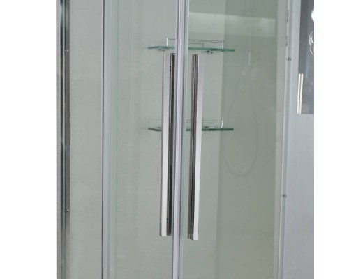 Душевая кабина Avacan K2011N AVA 110x90 без крыши, стекла прозрачные, профиль хром