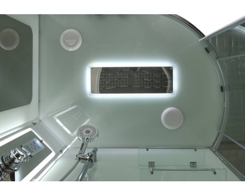 Душевая кабина Avacan A2912LLED AVA 120x90 левый, LED, стекла прозрачные, профиль хром Душевая кабина Avacan A2912LLED AVA 120x90 левый, LED, стекла прозрачные, профиль хром