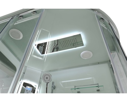 Душевая кабина Avacan A2912LLED AVA 120x90 левый, LED, стекла прозрачные, профиль хром Душевая кабина Avacan A2912LLED AVA 120x90 левый, LED, стекла прозрачные, профиль хром