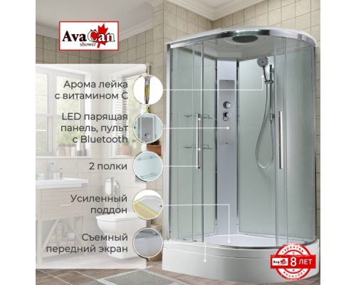 Душевая кабина EM3912LT стандартная прозрачная