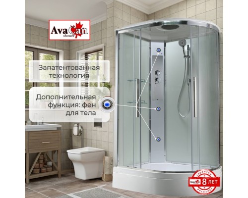 Душевая кабина EM3912LT стандартная прозрачная