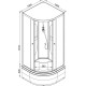 Душевая кабина AvaCan L910 N без крыши