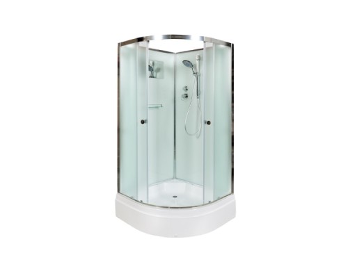 Душевая кабина Avacan D271 AVA 100x100 без крыши, стекла матовые, профиль хром Душевая кабина Avacan D271 AVA 100x100 без крыши, стекла матовые, профиль хром