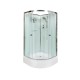 Душевая кабина Avacan D271 AVA 100x100 без крыши, стекла матовые, профиль хром