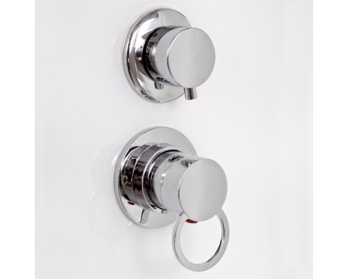 Душевая кабина Avacan D271 AVA 100x100 без крыши, стекла матовые, профиль хром Душевая кабина Avacan D271 AVA 100x100 без крыши, стекла матовые, профиль хром