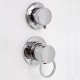 Душевая кабина Avacan D271 AVA 100x100 без крыши, стекла матовые, профиль хром