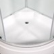 Душевая кабина Avacan D271 AVA 100x100 без крыши, стекла матовые, профиль хром