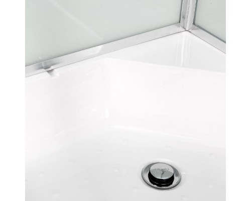 Душевая кабина Avacan D271 AVA 100x100 без крыши, стекла матовые, профиль хром Душевая кабина Avacan D271 AVA 100x100 без крыши, стекла матовые, профиль хром