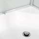 Душевая кабина Avacan D271 AVA 100x100 без крыши, стекла матовые, профиль хром