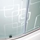 Душевая кабина Avacan EM1590GM+EL AVA 90x90 с гидромассажем и электрикой, стекла с узором, профиль хром