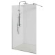 Душевая перегородка Avacan MB120MT AVA 120x200 стекла матовые с рисунком, профиль черный