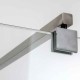 Душевая перегородка Avacan MB120MT AVA 120x200 стекла матовые с рисунком, профиль черный