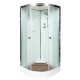 Душевая кабина Avacan D011SEL AVA 110x110 с электрикой, стекла матовые, профиль хром
