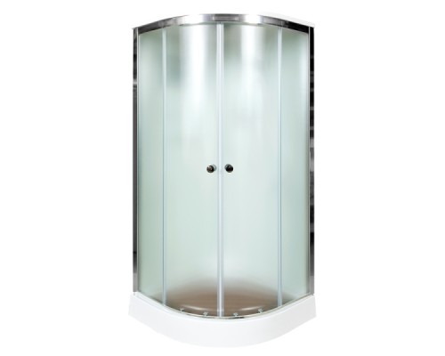 Душевая кабина Avacan D011SEL AVA 110x110 с электрикой, стекла матовые, профиль хром Душевая кабина Avacan D011SEL AVA 110x110 с электрикой, стекла матовые, профиль хром