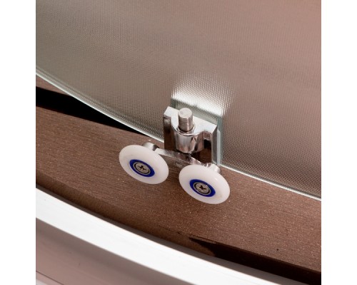 Душевая кабина Avacan D011SEL AVA 110x110 с электрикой, стекла матовые, профиль хром Душевая кабина Avacan D011SEL AVA 110x110 с электрикой, стекла матовые, профиль хром