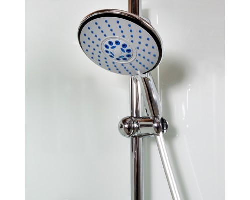 Душевая кабина Avacan D011SEL AVA 110x110 с электрикой, стекла матовые, профиль хром Душевая кабина Avacan D011SEL AVA 110x110 с электрикой, стекла матовые, профиль хром