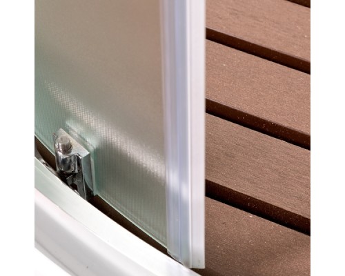 Душевая кабина Avacan D011SEL AVA 110x110 с электрикой, стекла матовые, профиль хром Душевая кабина Avacan D011SEL AVA 110x110 с электрикой, стекла матовые, профиль хром