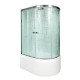 Душевая кабина Avacan EM5012LGM+EL AVA 120x90 с гидромассажем и электрикой, левая, стекла с рисунком, профиль хром