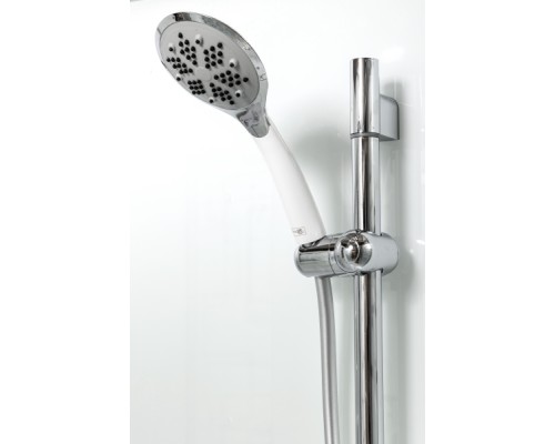 Душевая кабина Avacan EM5012LGM+EL AVA 120x90 с гидромассажем и электрикой, левая, стекла с рисунком, профиль хром Душевая кабина Avacan EM5012LGM+EL AVA 120x90 с гидромассажем и электрикой, левая, стекла с рисунком, профиль хром
