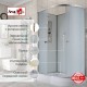 Душевая кабина D2012L N без крыши