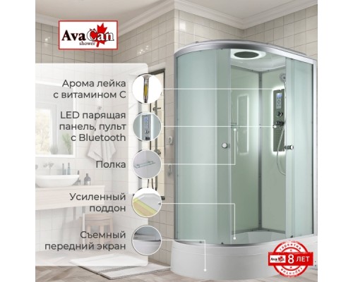 Душевая кабина D3012R LED Душевая кабина D3012R LED