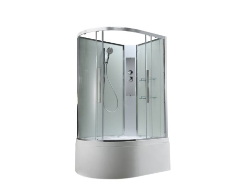 Душевая кабина Avacan EM5812RNT AVA 120x80 правая, без крыши, стекла прозрачные, профиль хром