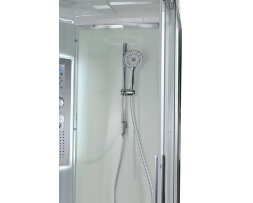 Душевая кабина Avacan K2011LED AVA 110x90 LED, стекла прозрачные, профиль хром