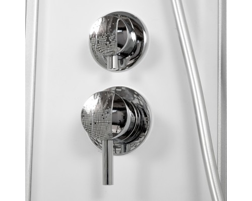 Душевая кабина Avacan L910GM+EL AVA 100x100 с гидромассажем и электрикой (стекла матовые с рисунком) Душевая кабина Avacan L910GM+EL AVA 100x100 с гидромассажем и электрикой (стекла матовые с рисунком)