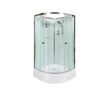Душевая кабина Avacan D311 AVA 110x110 без крыши, стекла матовые, профиль хром