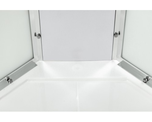 Душевая кабина Avacan EM5011LED+GM AVA 110x110 с LED и гидромассажем, стекла с узором, профиль хром Душевая кабина Avacan EM5011LED+GM AVA 110x110 с LED и гидромассажем, стекла с узором, профиль хром