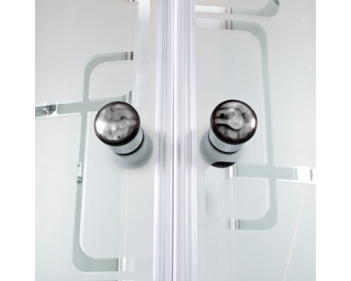 Душевая кабина Avacan EM2012RLED AVA 120x90 LED, правая, стекла с узором, профиль хром