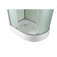 Душевая кабина Avacan D3012L AVA 120x80 левая, стандарт, стекла матовые, профиль хром