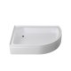 Душевая кабина Avacan D3012L AVA 120x80 левая, стандарт, стекла матовые, профиль хром