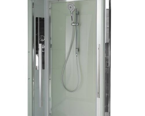 Душевая кабина Avacan EM5090NT AVA 90x90 без крыши, стекла прозрачные, профиль хром