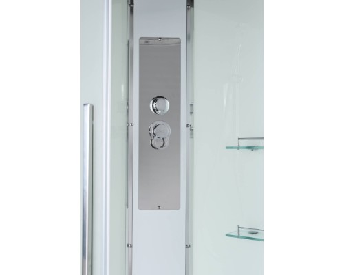 Душевая кабина Avacan EM5090NT AVA 90x90 без крыши, стекла прозрачные, профиль хром