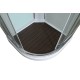 Душевая кабина Avacan A2090LED AVA 90x90 LED, стекла прозрачные, профиль хром