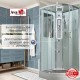 Душевая кабина Avacan A2090LED AVA 90x90 LED, стекла прозрачные, профиль хром