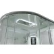 Душевая кабина Avacan A2912RLED AVA 120x90 правый, LED, стекла прозрачные, профиль хром