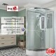 Душевая кабина Avacan A2912RLED AVA 120x90 правый, LED, стекла прозрачные, профиль хром