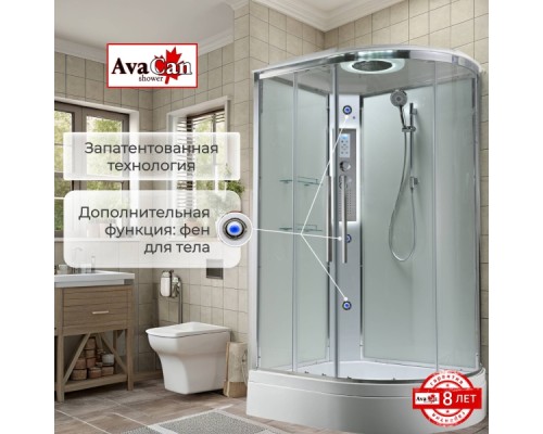 Душевая кабина EM3912LLEDT прозрачная