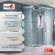 Душевая кабина EM3912RLED