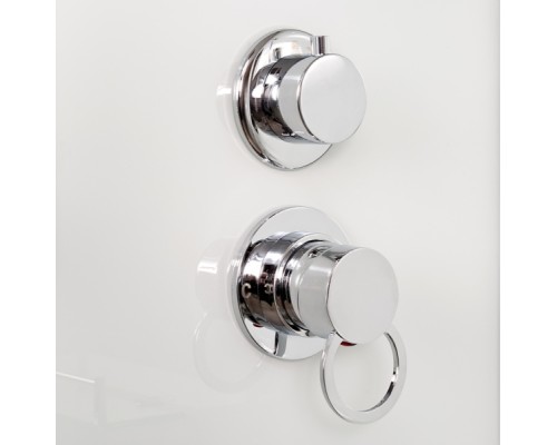 Душевая кабина Avacan EM1510LED AVA 100x100 LED, стекла с узором, профиль хром Душевая кабина Avacan EM1510LED AVA 100x100 LED, стекла с узором, профиль хром
