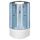 Душевая кабина Avacan EM5011NLED AVA 110x110 б/к, LED, стекла с узором, профиль хром