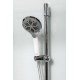 Душевая кабина Avacan EM5011NLED AVA 110x110 б/к, LED, стекла с узором, профиль хром