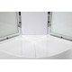 Душевая кабина Avacan EM5011NLED AVA 110x110 б/к, LED, стекла с узором, профиль хром
