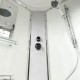 Душевая кабина Avacan EM5012L AVA 120x90 стандарт, левая, стекла с рисунком, профиль хром