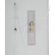 Душевая кабина Avacan D3080 AVA 80x80 стандарт, стекла матовые, профиль хром