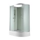 Душевая кабина Avacan D3012LN AVA 120x80 левая, без крыши, стекла матовые, профиль хром