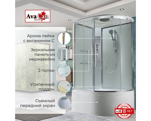Душевая кабина EM5812LT стандартная прозрачная Душевая кабина EM5812LT стандартная прозрачная