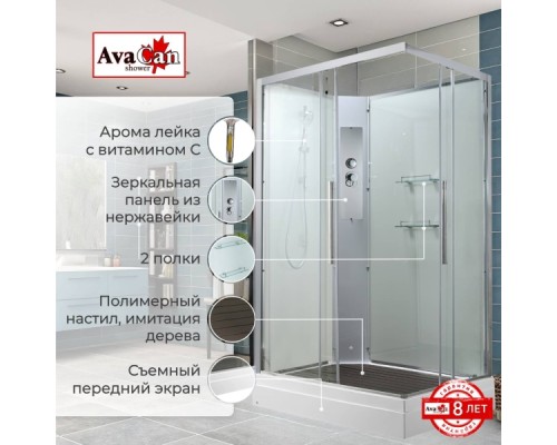 Душевая кабина K2012N без крыши Душевая кабина K2012N без крыши